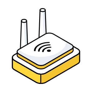 Wifi Router, Modem, Internet Device, Wireless Network, Broadband Connection, icon
