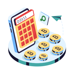 Bitcoin Calculation, Cryptocurrency Calculation, Crypto Calc, Btc, Digital Currency icon