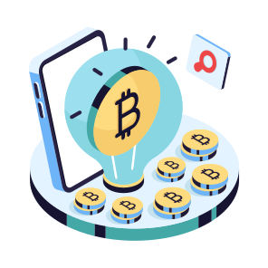 Bitcoin Idea, Cryptocurrency Idea, Crypto Idea, Btc Innovation, Digital Currency icon