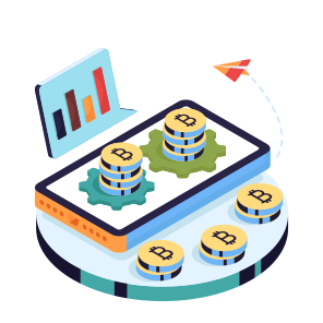 Bitcoin Management, Cryptocurrency Setting, Crypto Development, Btc Management, Digital Currency icon