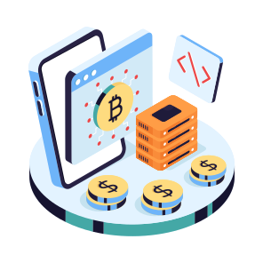 Bitcoin Website, Cryptocurrency Website, Online Crypto, Online Btc, Digital Currency icon