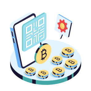 Bitcoins Barcode, Cryptocurrency, Crypto, Btc, Digital Currency icon