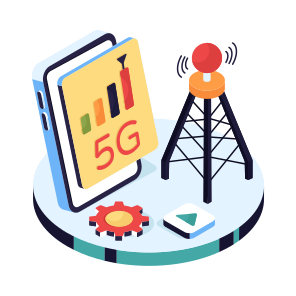 G Network, Online Network, Network Strength, G Internet, Technology Network icon