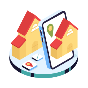Mobile Home Location, Mobile Home Direction, Homestretch, Home Tracking, Gps icon