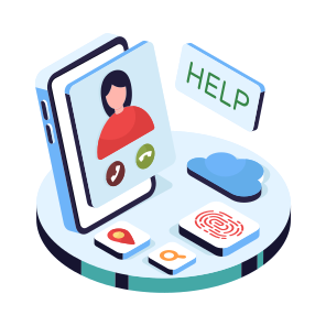 Online Help, Help Call, Phone Call, Telecommunication, Teleconversation, icon
