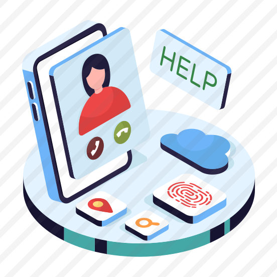 Online Help, Help Call, Phone Call, Telecommunication, Teleconversation, preview