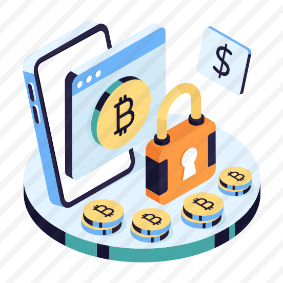 Secure Bitcoin, Secure Cryptocurrency, Crypto, Btc, Digital Currency preview