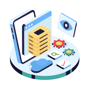 Server Rack, Online Dataserver, Database, Db, Sql icon