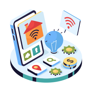Smart Home, Smart House, Internet Of Things, Iot, Smart Building icon
