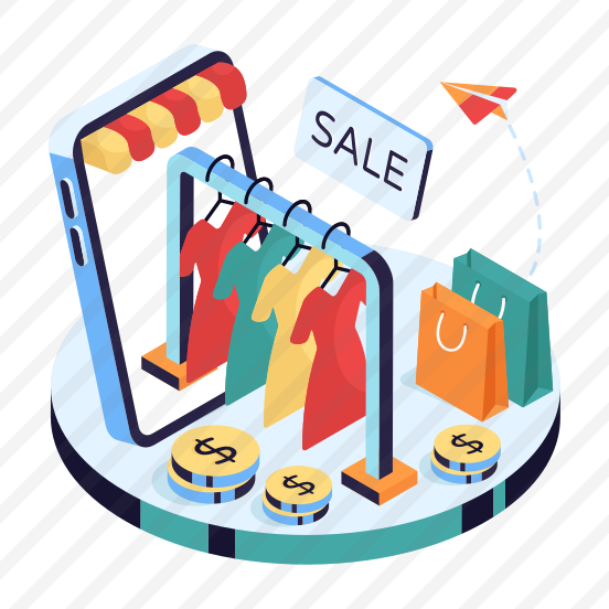Clothes Rack, Dress Rack, Shopping Sale, Shopping Discount, Ecommerce preview
