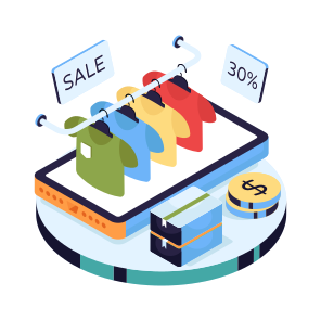 Clothes Rack, Shirts Rack, Shopping Sale, Shopping Discount, Ecommerce icon