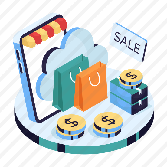Cloud Shopping, Cloud Buy, Cloud Purchase, Cloud Technology, Cloud Computing preview