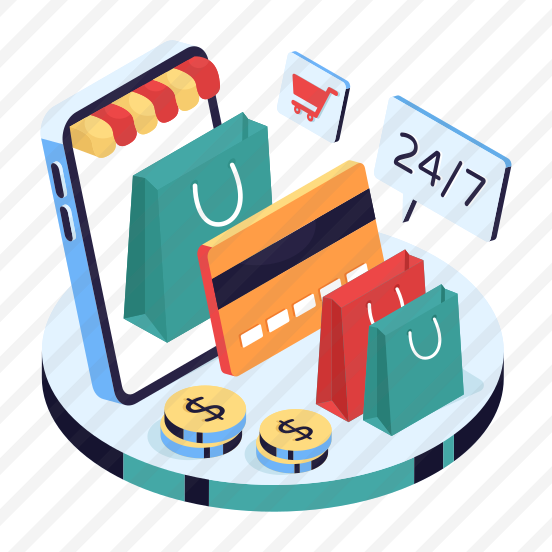 Mobile Card Payment, Secure Payment, Digital Payment, Epay, Epayment,vector preview