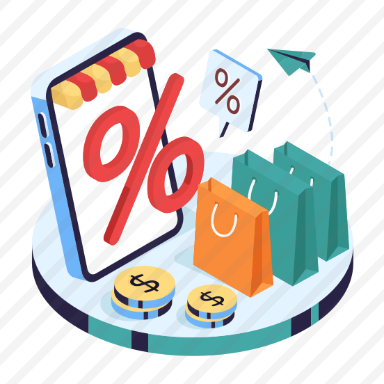 Mobile Discount, Mobile Shopping Sale, Shopping Bags, E Commerce, Discount Sale, preview