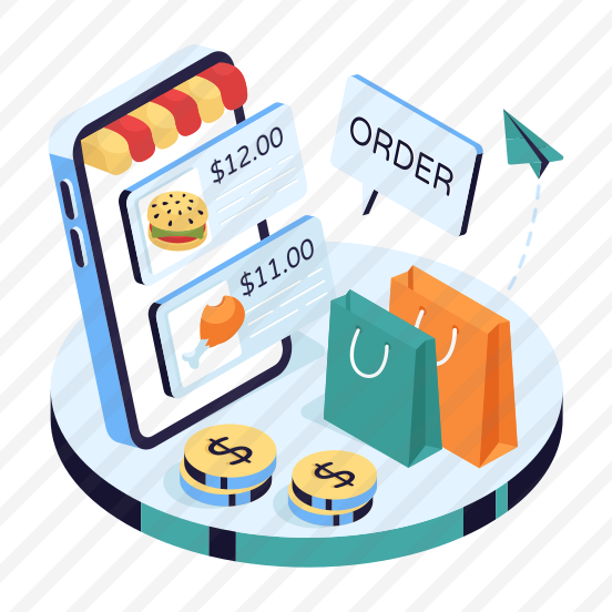 Mobile Food Order, Fast Food Order, Food Order App, Food Order Application, Smartphone App preview