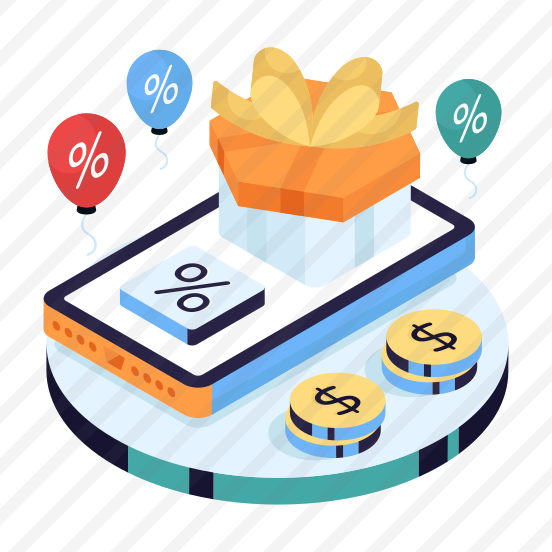 Mobile Gift, Online Present, Commerce, Mobile Discount, Mobile Reward, preview