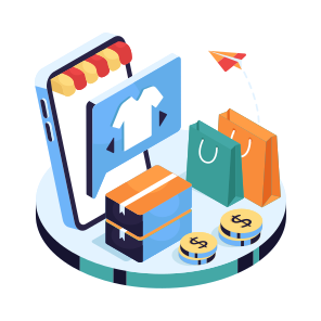 Mobile Shopping Chat, Shopping Communication, Shopping Conversation, Shopping Message, Shopping Text icon