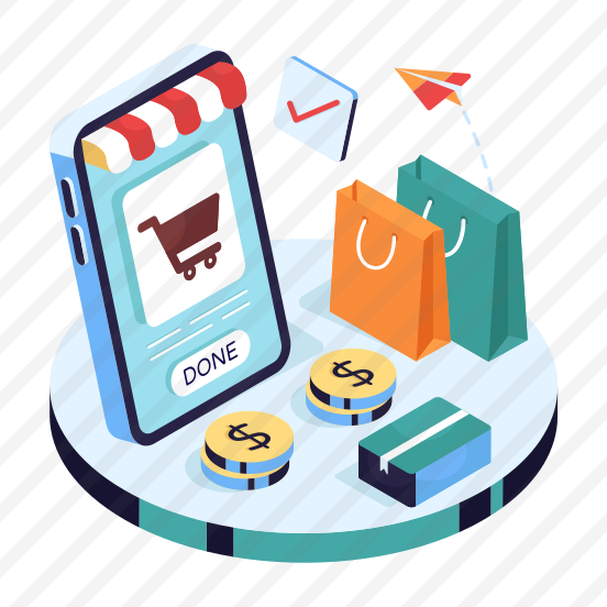 Mobile Shopping Done, Eshopping, Ecommerce, Shopping App, Buy Online preview