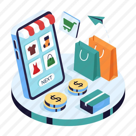 Mobile Shopping, Eshopping, Ecommerce,mobile Shop, Mobile Store preview