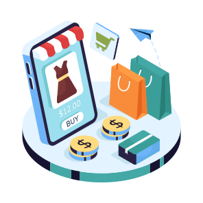 Mobile Shopping, Eshopping, Ecommerce, Shopping App, Buy Frock Online icon
