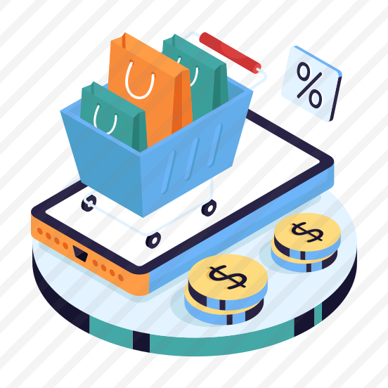 Mobile Shopping, Eshopping, Ecommerce, Shopping App, Shopping Discount preview