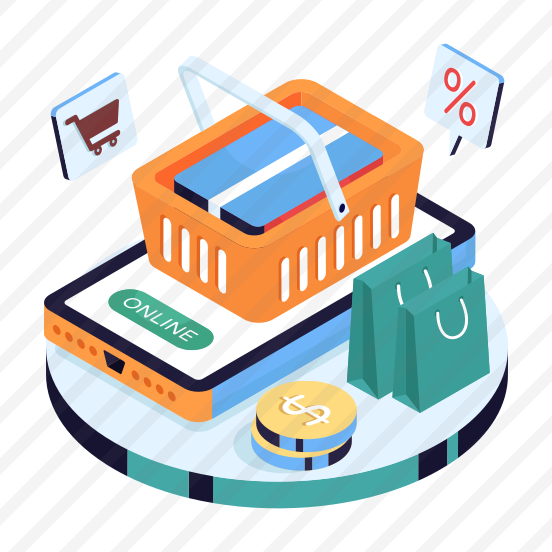 Shopping Basket, Shopping Bucket, Grocery Basket, Grocery Bucket, Commerce preview