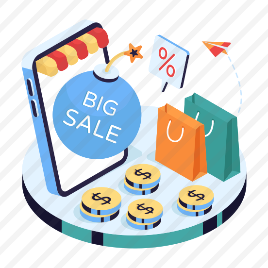 Shopping Discount, Shopping Sale, Explosive Sale, Big Sale, Commerce preview