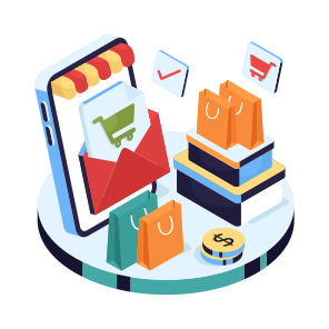 Shopping Mail, Email, Correspondence, Letter, Envelope icon