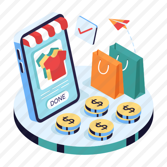 Web Shopping, Eshopping, Ecommerce, Order Done, Buy Shirt Online preview