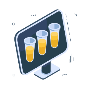 Test Tubes, Sample Tubes, Chemistry, Online Experiments, Lab Test icon
