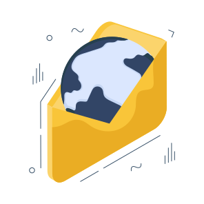Global Mail, Email, Correspondence, Letter, Inbox icon
