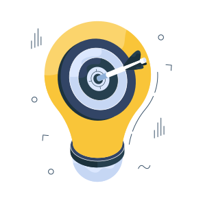 Target Idea, Innovation, Bright Idea, Creative Idea, Idea Goal icon