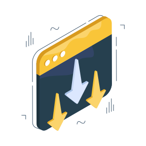 Web Installation, Website Installation, Web Download, Data Download, Online Downloading icon