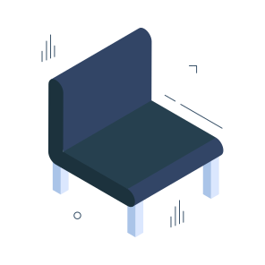 Chair,icon, Seat, Sitting, Armless Chair, Furniture icon