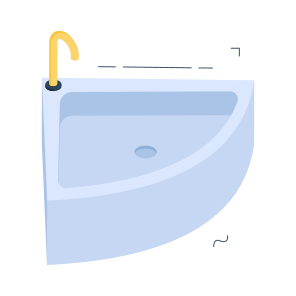 Washbasin, Wash Bowl, Sink, Lavabo, Washstand, Icon icon