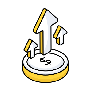 Financial Chart, Business Graph, Statistics, Infographic, Data Analytics, icon