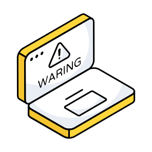 System Error, System Alert, System Warning, Caution, Exclamation icon
