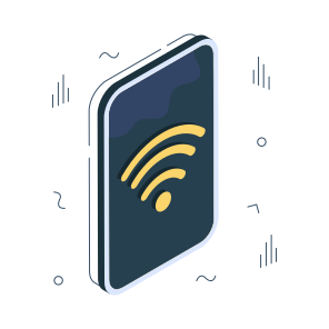 Mobile Internet, Mobile Wifi, Wireless Network, Broadband Connection, Phone Wifi, icon
