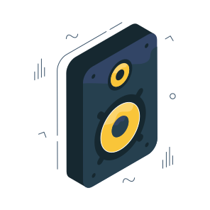 Woofer, Music Speaker, Subwoofer, Music Equipment, Music Instrument, Icon icon