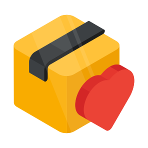 Favorite Parcel, Favorite Package, Favorite Carton, Love Parcel, Love Package icon