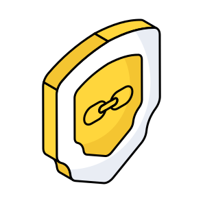 Security Shield, Safety Shield, Buckler, Protection Shield, Linked Shield, icon