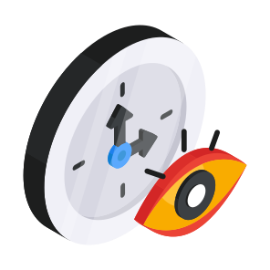 Time Monitoring, Time Inspection, Time Visualization, Clock Monitoring, Clock Inspection icon