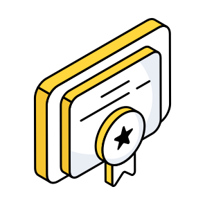 Degree, Diploma, Certificate, Credential Document, Deed icon