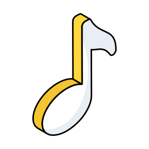 Music Note, Melody, Music Nota, Lyrics, Audio Music icon