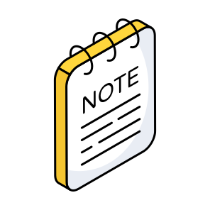 Notebook, Notepad, Diary, Jotter, Writing Book icon