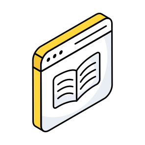 Online Book, Ebook, Digital Book, Electronic Book, Online Education icon