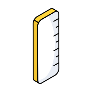 Scale, Geometry Tool, Geometry Equipment, Inches, Centimeter icon