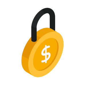 Financial Security, Financial Protection, Secure Finance, Dollar Security, Dollar Protection icon