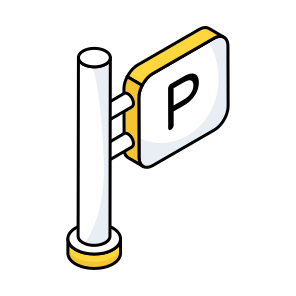 Parking Board, Parking Lot, Roadboard, Signboard, Guideboard icon