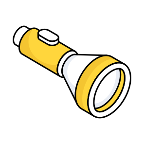 Torch, Flashlight, Electric Light, Portable Light, Beacon icon